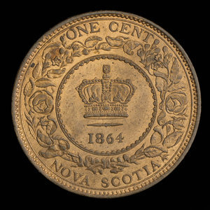 Canada, Province of Nova Scotia, 1 cent : 1864