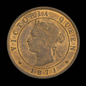 Canada, Victoria, 1 cent : 1871