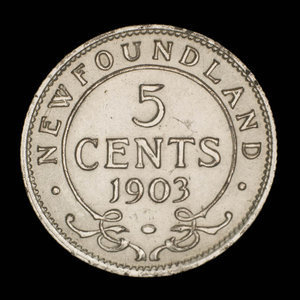 Canada, Edward VII, 5 cents : 1903