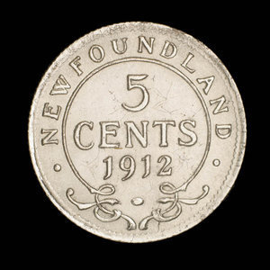 Canada, George V, 5 cents : 1912
