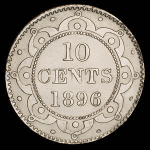 Canada, Victoria, 10 cents : 1896