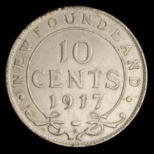 Canada, George V, 10 cents : 1917