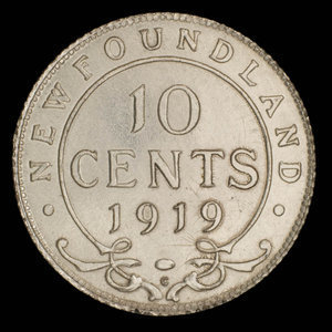 Canada, George V, 10 cents : 1919