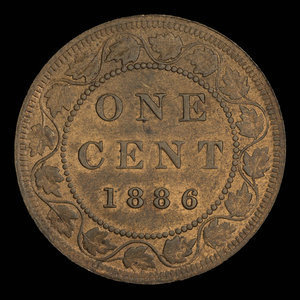 Canada, Victoria, 1 cent : 1886