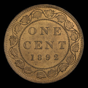 Canada, Victoria, 1 cent : 1892