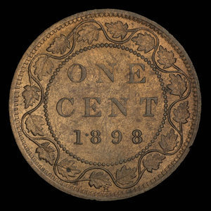 Canada, Victoria, 1 cent : 1898