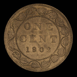 Canada, Edward VII, 1 cent : 1902
