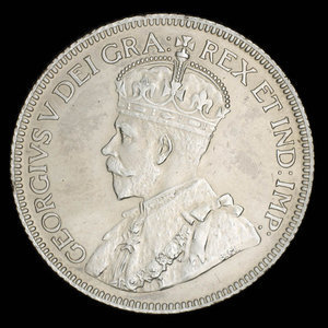 Canada, George V, 25 cents : 1931