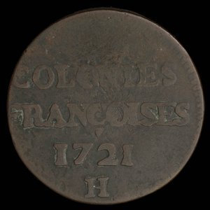 France, Louis XV, 9 deniers : 1721