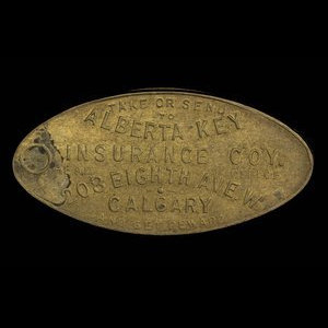 Canada, Alberta Key Insurance Company, no denomination :