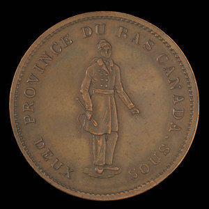 Canada, Province of New Brunswick, 1 penny : 1843