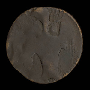 Canada, unknown, 1/2 penny : 1838