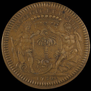 France, Louis XV, no denomination : 1752