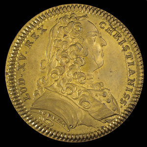 France, Louis XV, no denomination : 1754