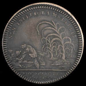 France, Louis XV, no denomination : 1754