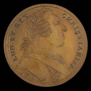 France, Louis XV, no denomination : 1755