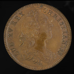 France, Louis XV, no denomination : 1755