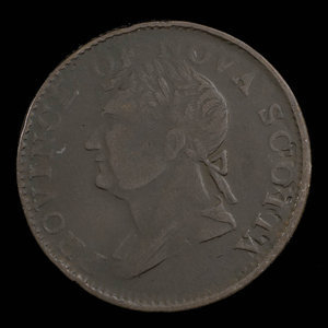 Canada, Province of Nova Scotia, 1/2 penny : 1382