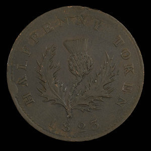 Canada, Province of Nova Scotia, 1/2 penny : 1823