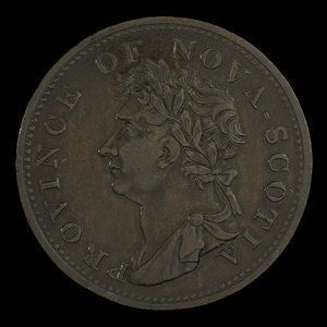 Canada, Province of Nova Scotia, 1/2 penny : 1823