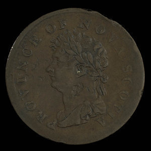 Canada, Province of Nova Scotia, 1/2 penny : 1823