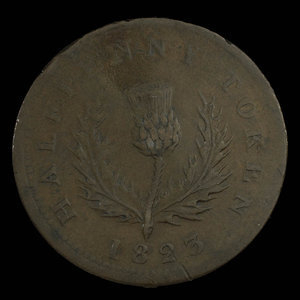 Canada, Province of Nova Scotia, 1/2 penny : 1823