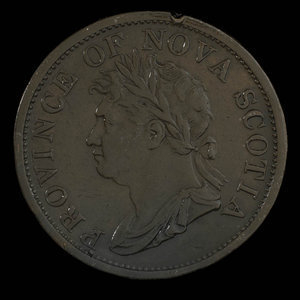 Canada, Province of Nova Scotia, 1 penny : 1824