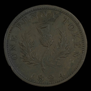 Canada, Province of Nova Scotia, 1 penny : 1824