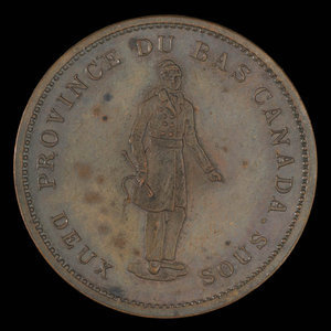 Canada, Banque du Peuple (People's Bank), 1 penny : 1837