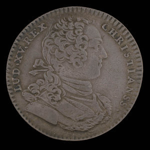 France, Louis XV, no denomination : 1757