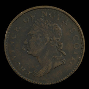 Canada, Province of Nova Scotia, 1/2 penny : 1832