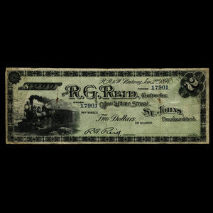 Canada, R.G. Reid, 2 dollars : January 2, 1894