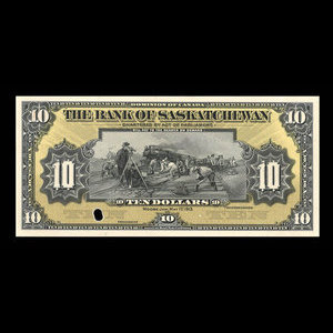 Canada, Bank of Saskatchewan, 10 dollars : May 1, 1913