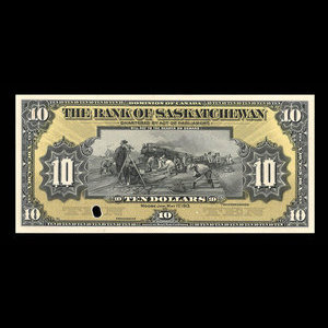 Canada, Bank of Saskatchewan, 10 dollars : May 1, 1913