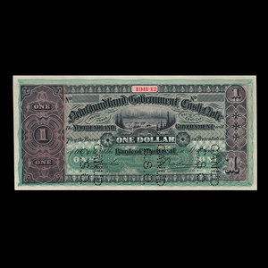 Canada, Government of Newfoundland, 1 dollar : 1912
