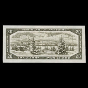 Canada, Bank of Canada, 20 dollars : 1954