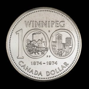 Canada, Elizabeth II, 1 dollar : 1974
