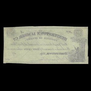 Canada, Hunterstown Lumber Co., 50 cents : 1879