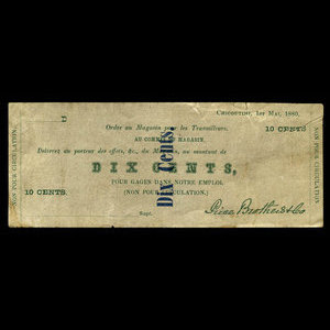 Canada, Price Brothers & Company, Ltd., 10 cents : May 1, 1880