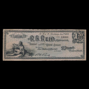 Canada, R.G. Reid, 1 dollar, 50 cents : January 2, 1894