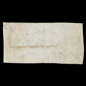 Canada, La Société de Défricheurs de la Rivière aux Sables, 1 ecu : June 19, 1848