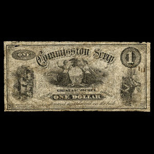 Canada, Grise & St. Michel, 1 dollar : 1894