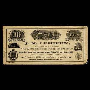 Canada, J.N. Lemieux, 5 percent : January 1, 1885