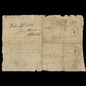 Canada, Army Bill Office, 10 dollars : January 1, 1815