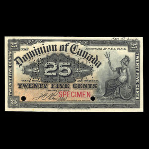 Canada, Dominion of Canada, 25 cents : January 2, 1900