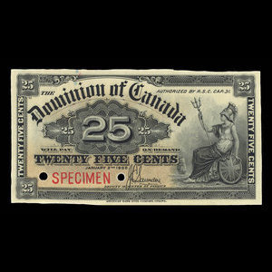 Canada, Dominion of Canada, 25 cents : January 2, 1900