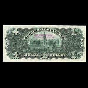 Canada, Dominion of Canada, 1 dollar : March 31, 1898