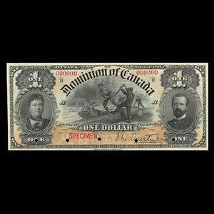 Canada, Dominion of Canada, 1 dollar : March 31, 1898