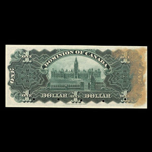 Canada, Dominion of Canada, 1 dollar : March 31, 1898