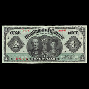 Canada, Dominion of Canada, 1 dollar : January 3, 1911